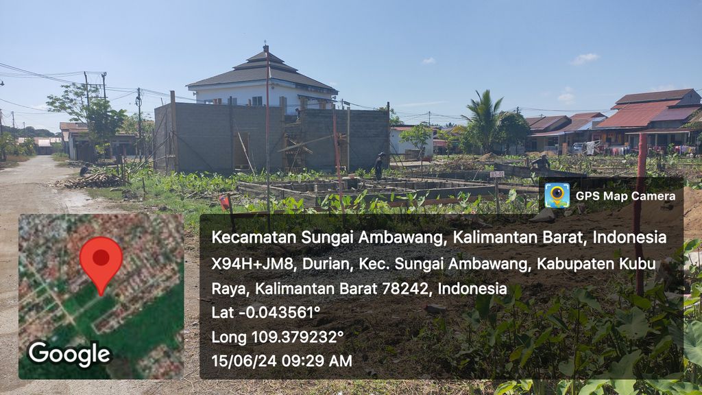foto posisi tengah perumahan STAR BORNEO RESIDENCE 7 LANJUTAN