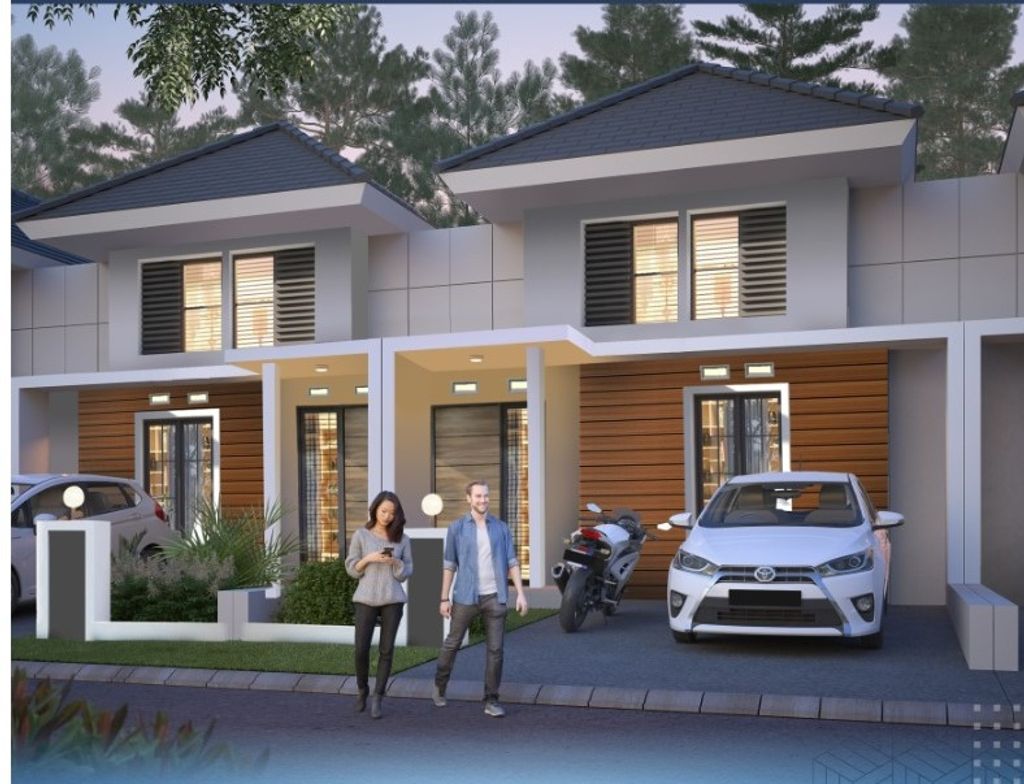 foto tampak rumah tipe F4-06 perumahan GRAND PANORAMA 3