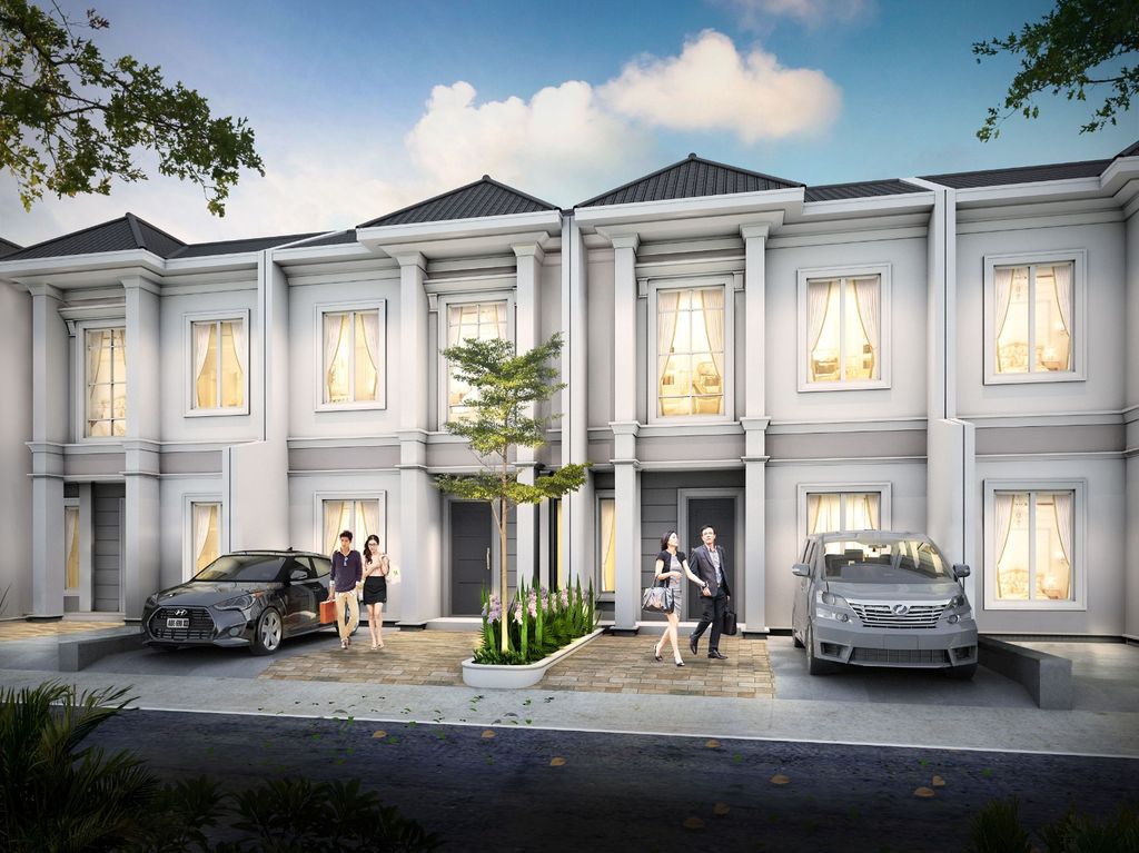 foto tampak rumah tipe DANDELION (EXPRS) perumahan Griya Bintara Alami