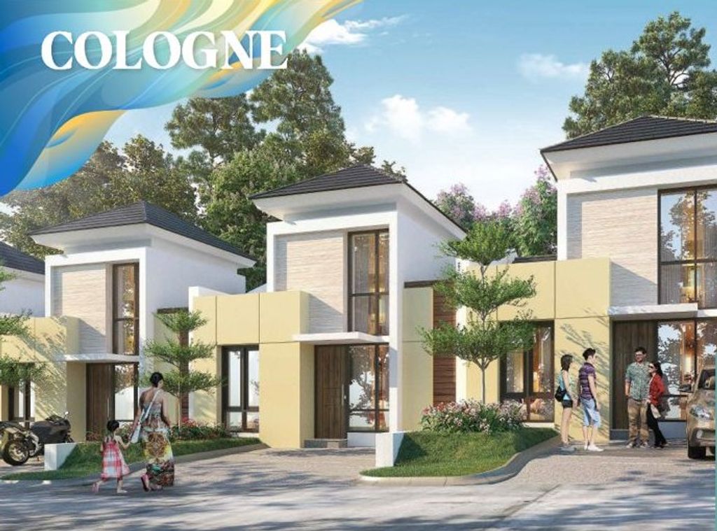 foto tampak rumah tipe COLOGNE STANDAR perumahan CITRA SENTUL RAYA