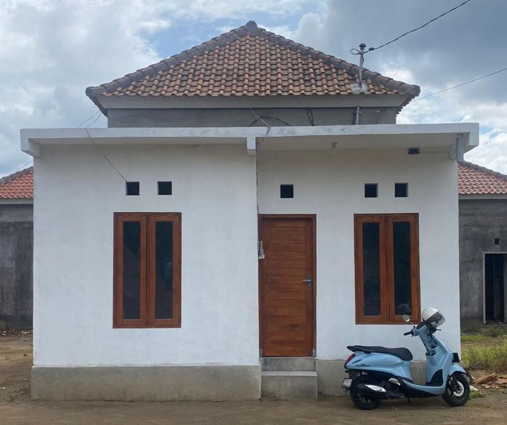 foto tampak rumah tipe 36/70 perumahan Puri Agung Permata 3