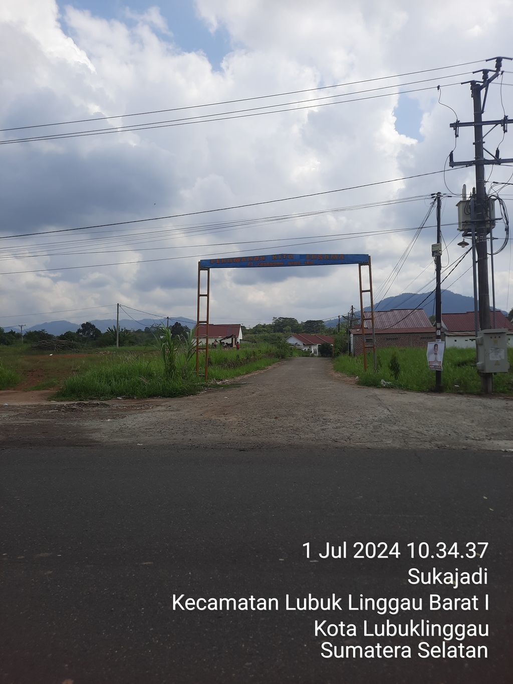 foto gerbang perumahan KITA BERSAMA TAHAP 2