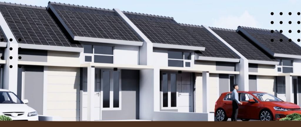 foto tampak rumah tipe 30/60 perumahan NOOR RESIDENCE