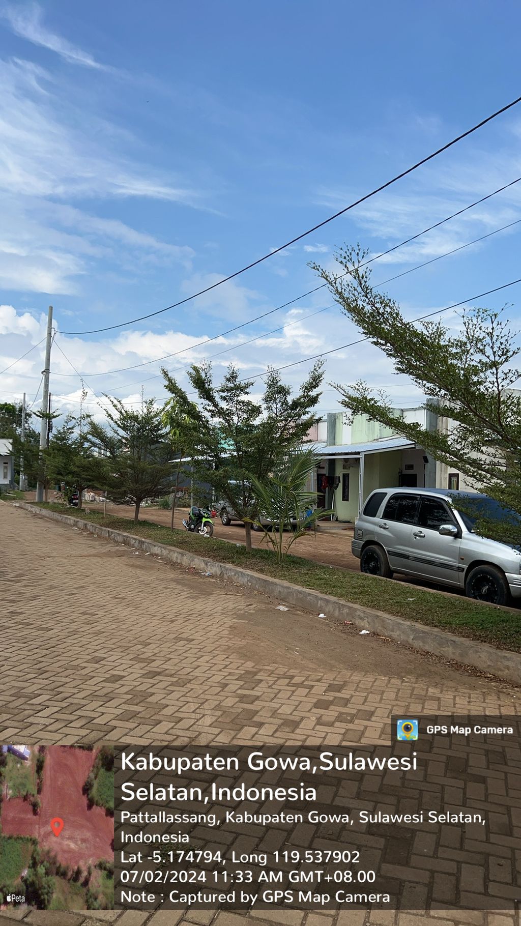 foto posisi tengah perumahan JE'NEMADINGING REGENCY TAHAP 3
