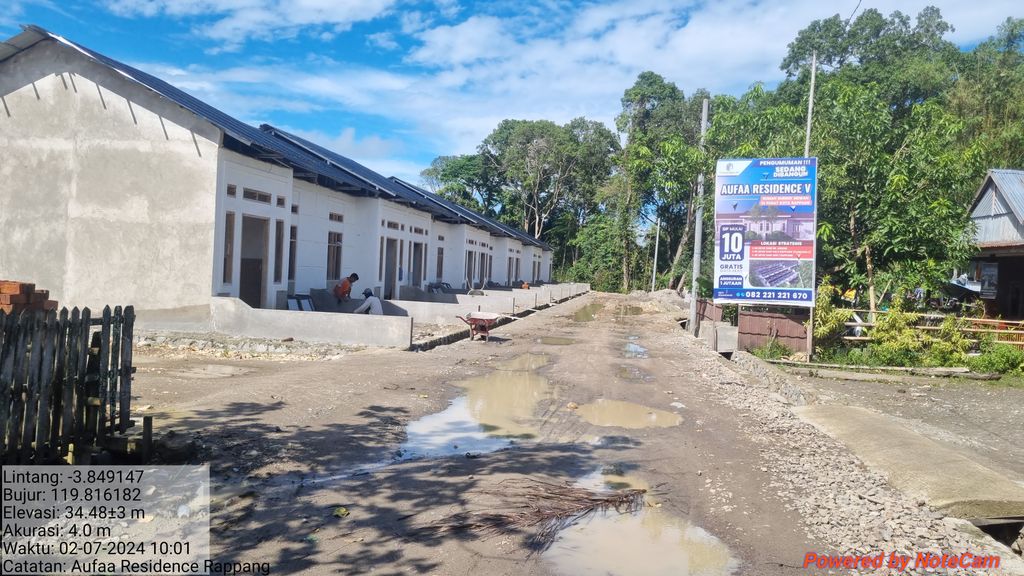 foto gerbang perumahan AUFAA RESIDENCE 5