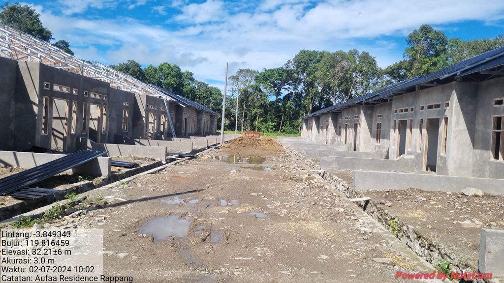 foto posisi tengah perumahan AUFAA RESIDENCE 5