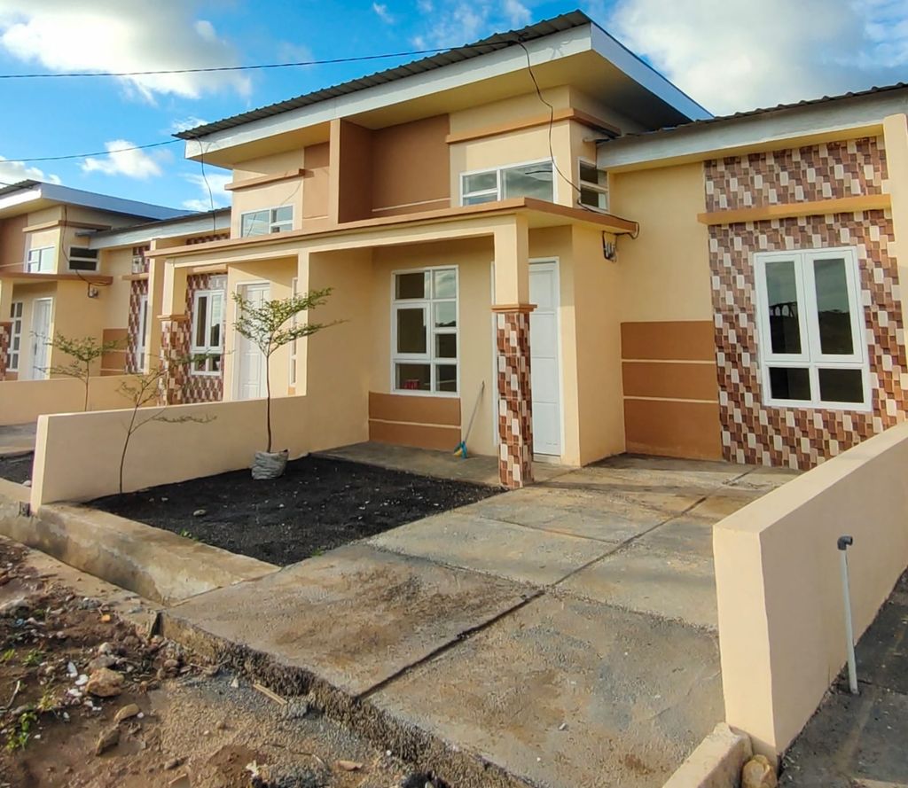 foto tampak rumah tipe 48/84 perumahan BUMI BATARA REGENCY TAHAP 5