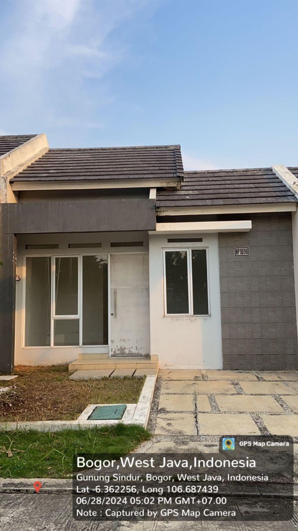 foto tampak rumah tipe NF10-0056 perumahan SERPONG NATURA CITY