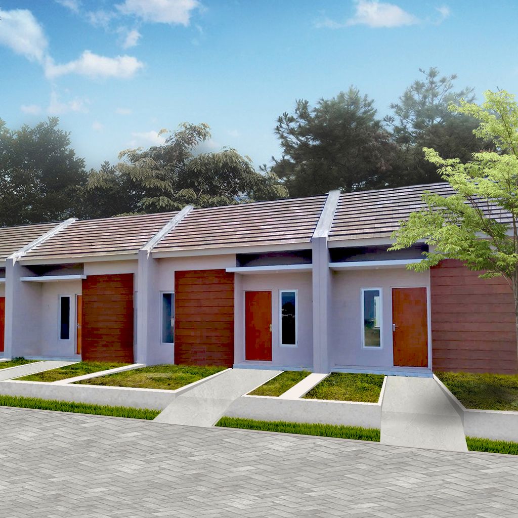 foto tampak rumah tipe T.30 (2024) perumahan MANGLI RESIDENCE