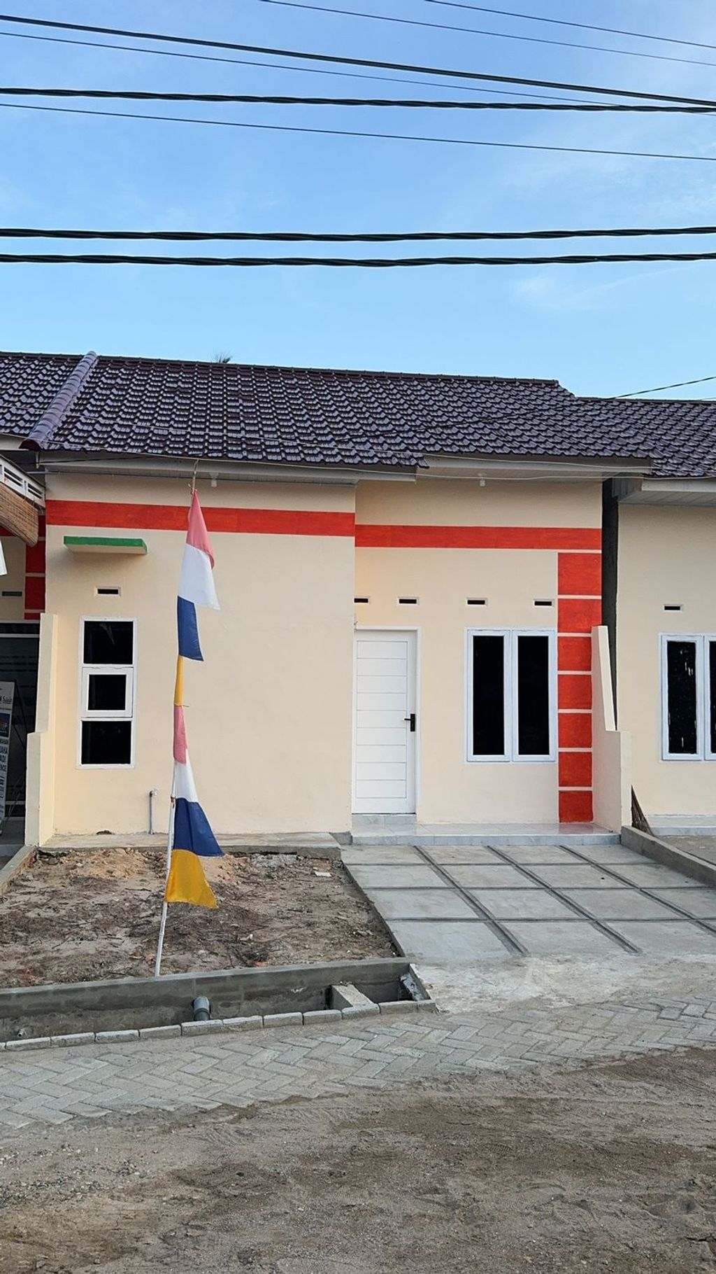 foto tampak rumah tipe 36 perumahan TAJMAHAL ABADI RESIDENCE 2