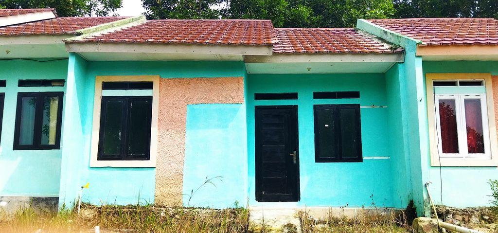 foto tampak rumah tipe 36 perumahan PERMATA ASRI II