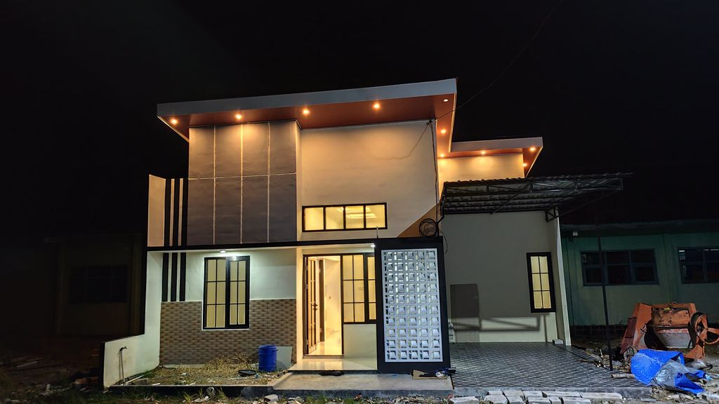 foto tampak rumah tipe 39 perumahan Fajar Residence