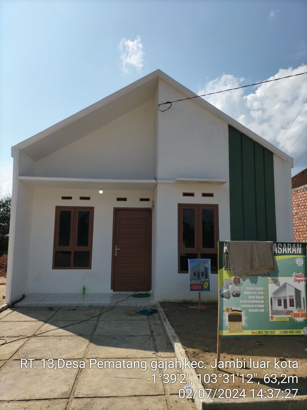 foto contoh rumah perumahan Madinah Residence
