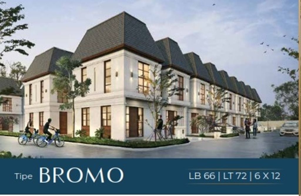 foto tampak rumah tipe Bromo - 114 perumahan Vida Bekasi - Cluster Kencana