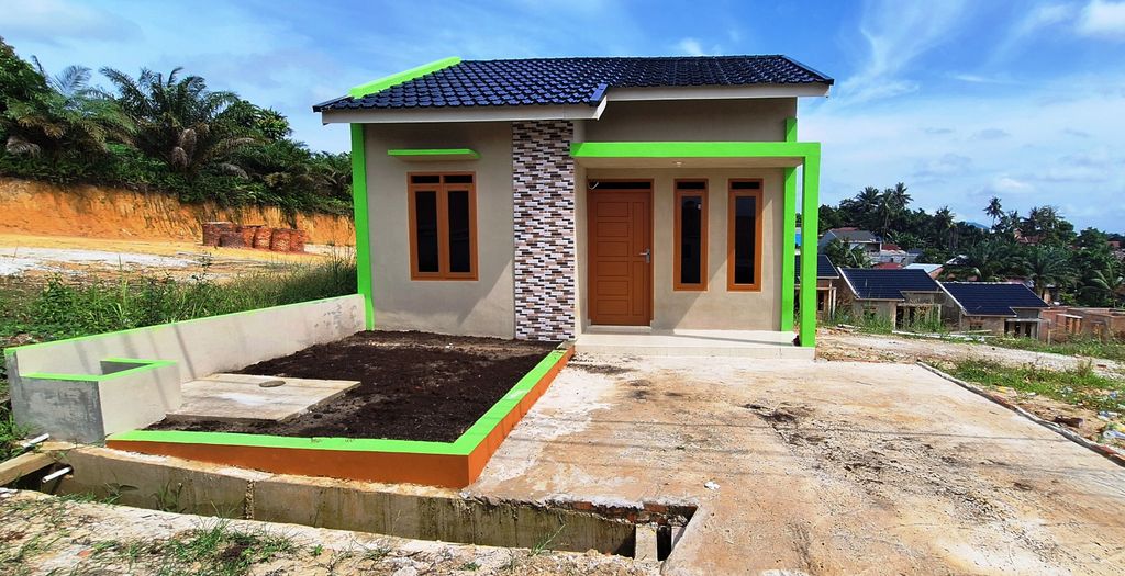 foto tampak rumah tipe 36 perumahan BIMA PURI RESIDENCE 2