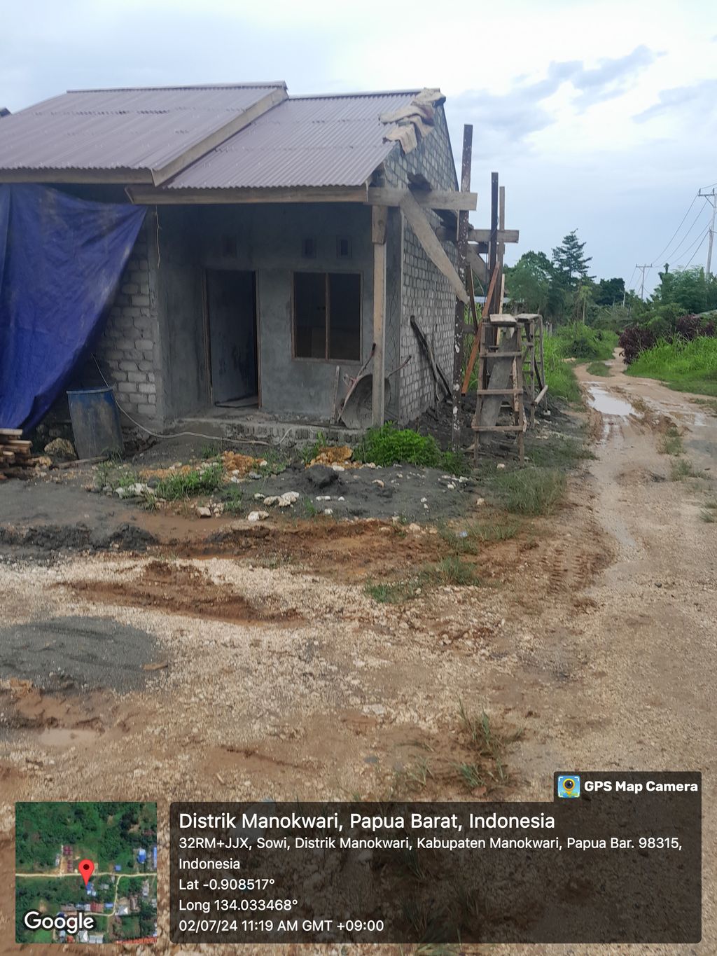 foto posisi tengah perumahan BUMI PERMATA SOWI