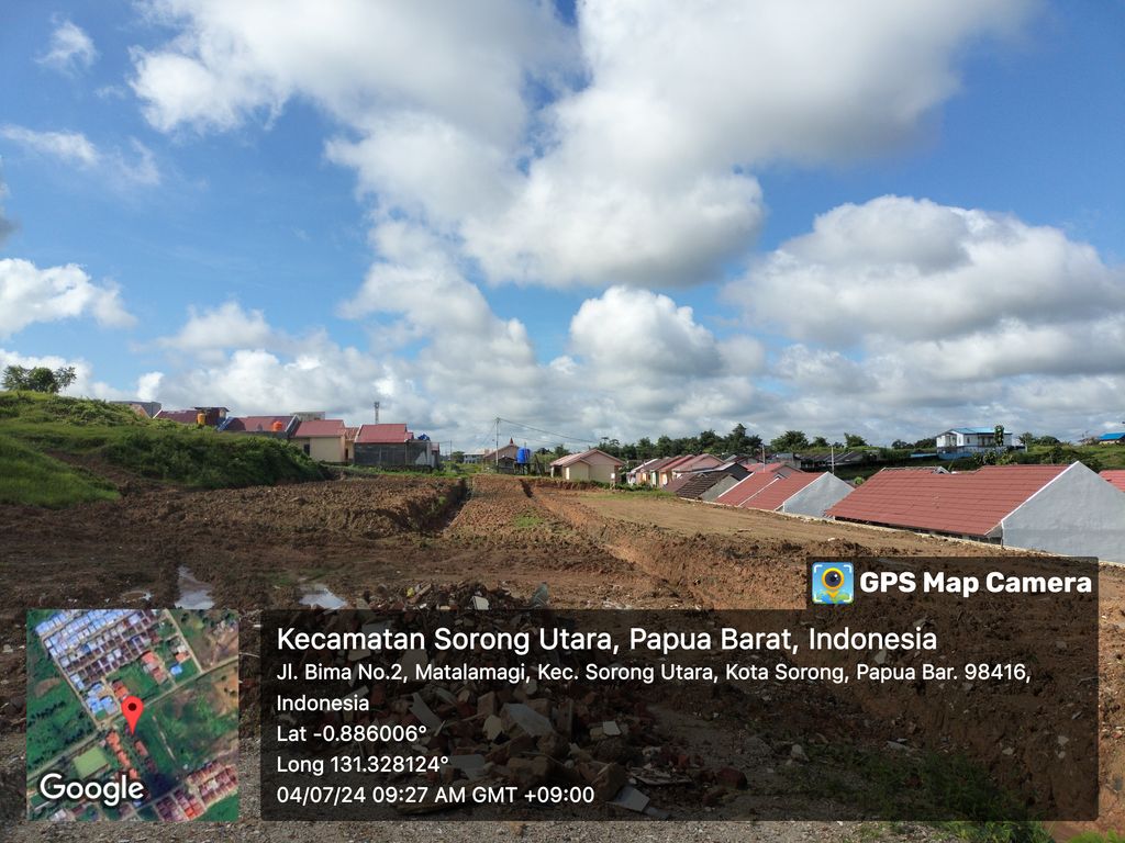 foto posisi tengah perumahan KADAR HILL RESIDENCE II (KHR II)
