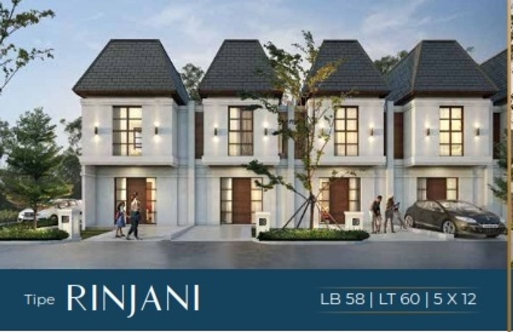 foto tampak rumah tipe Rinjani - 109 perumahan Vida Bekasi - Cluster Kencana