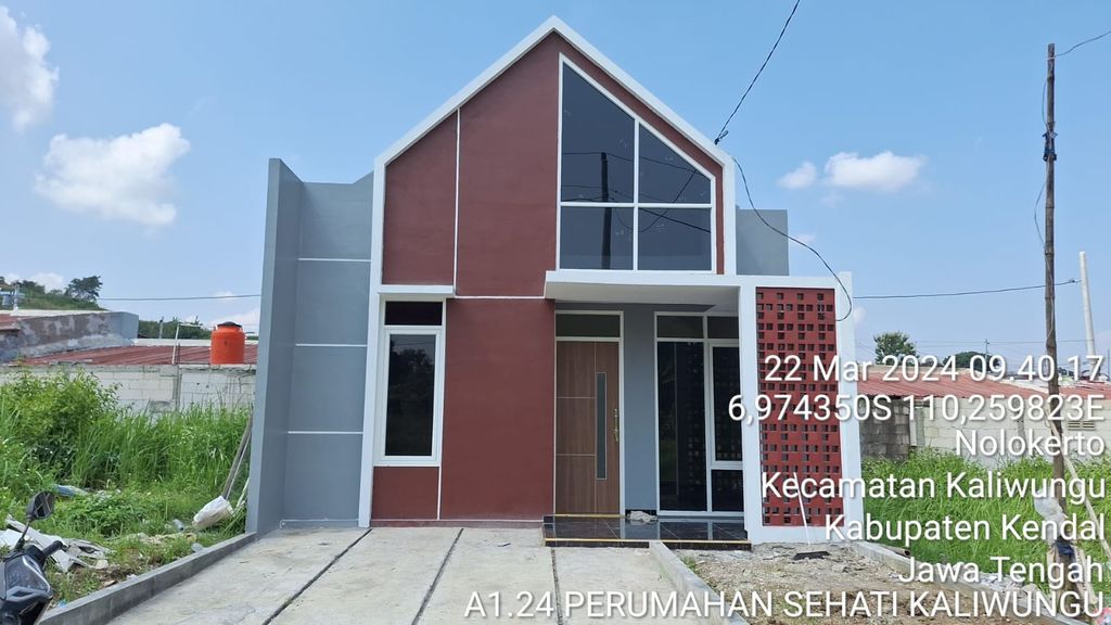 foto tampak rumah tipe 'KOMERSIL 36/72 A1 perumahan SEHATI KALIWUNGU