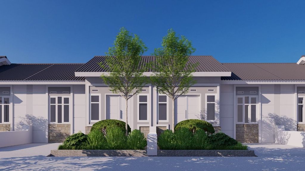 foto tampak rumah tipe 36 Subsidi perumahan AUFAA RESIDENCE 5