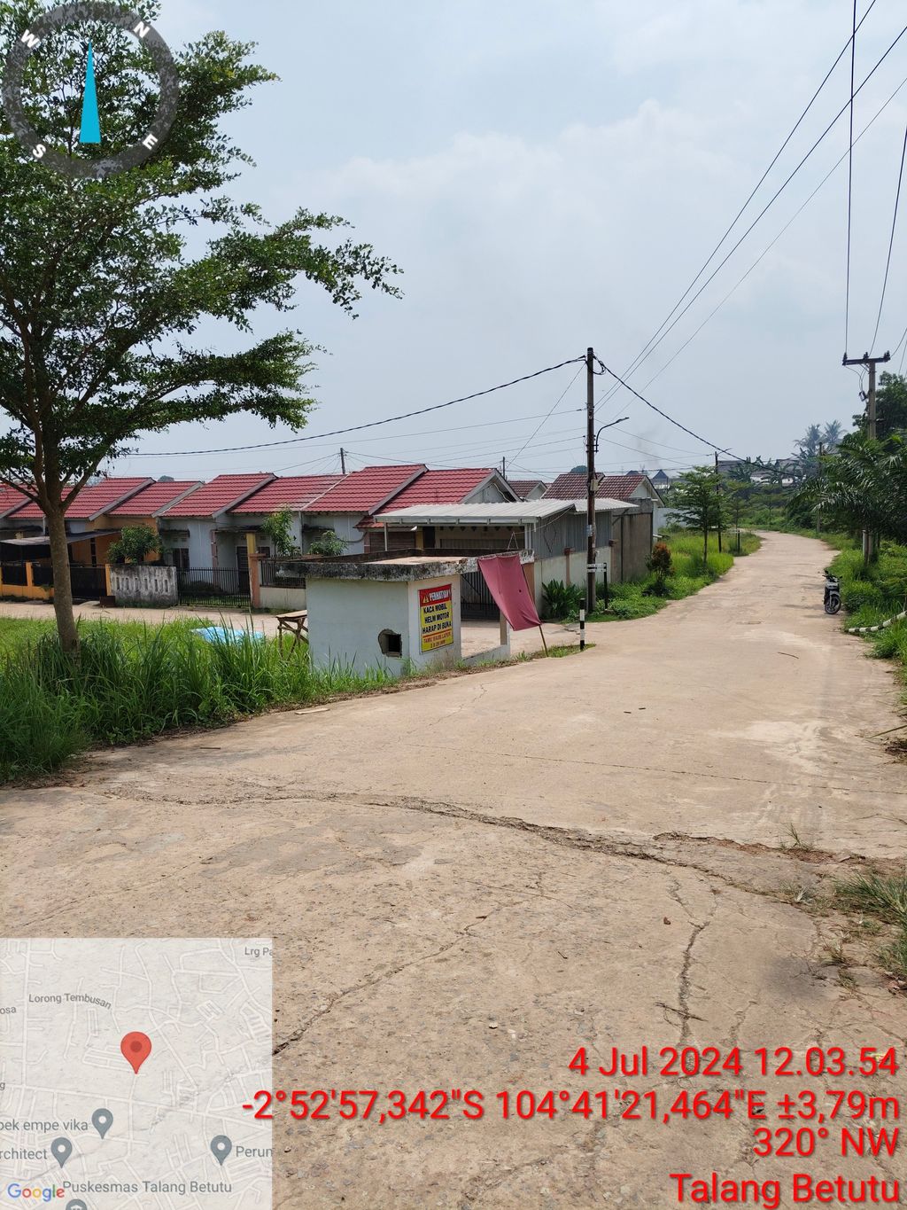 foto gerbang perumahan Kementerian Agama Tahap 2