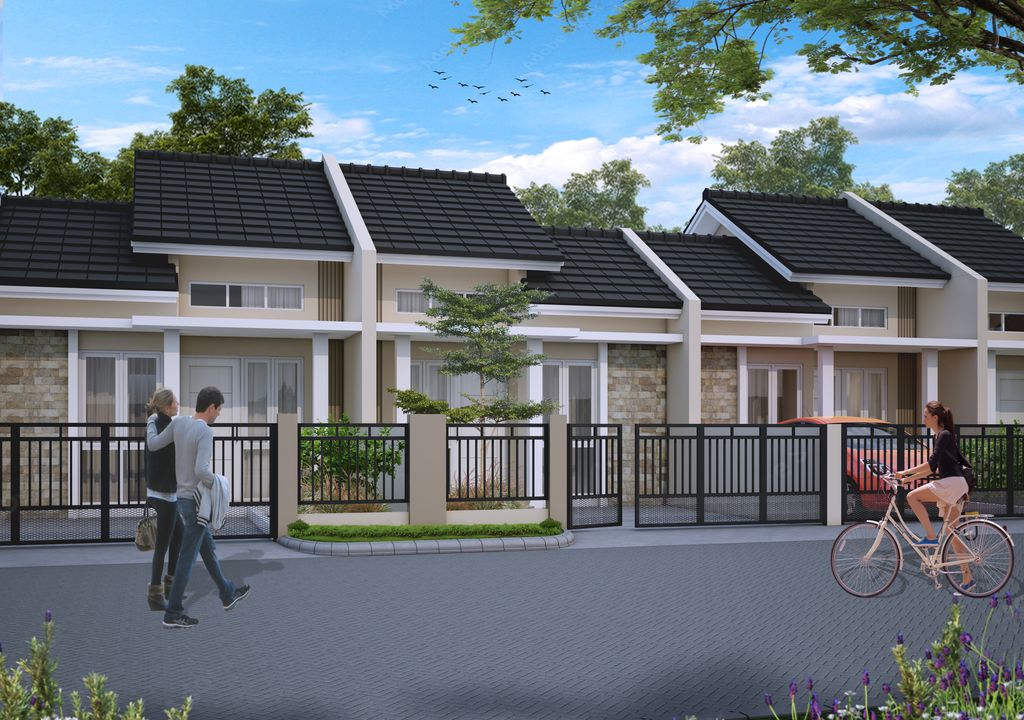 foto tampak rumah tipe 29 CORNEL KOPEL perumahan PERMATA TANGERANG