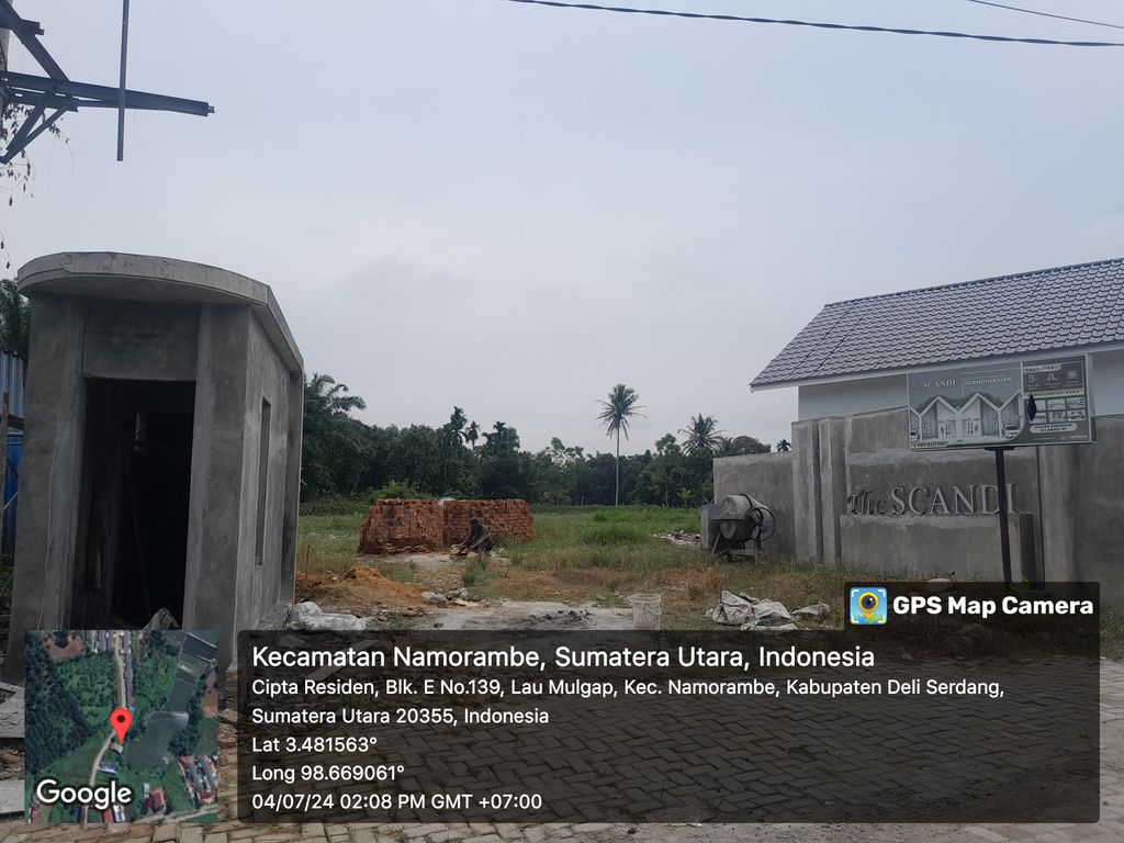 foto gerbang perumahan THE SCANDI 1