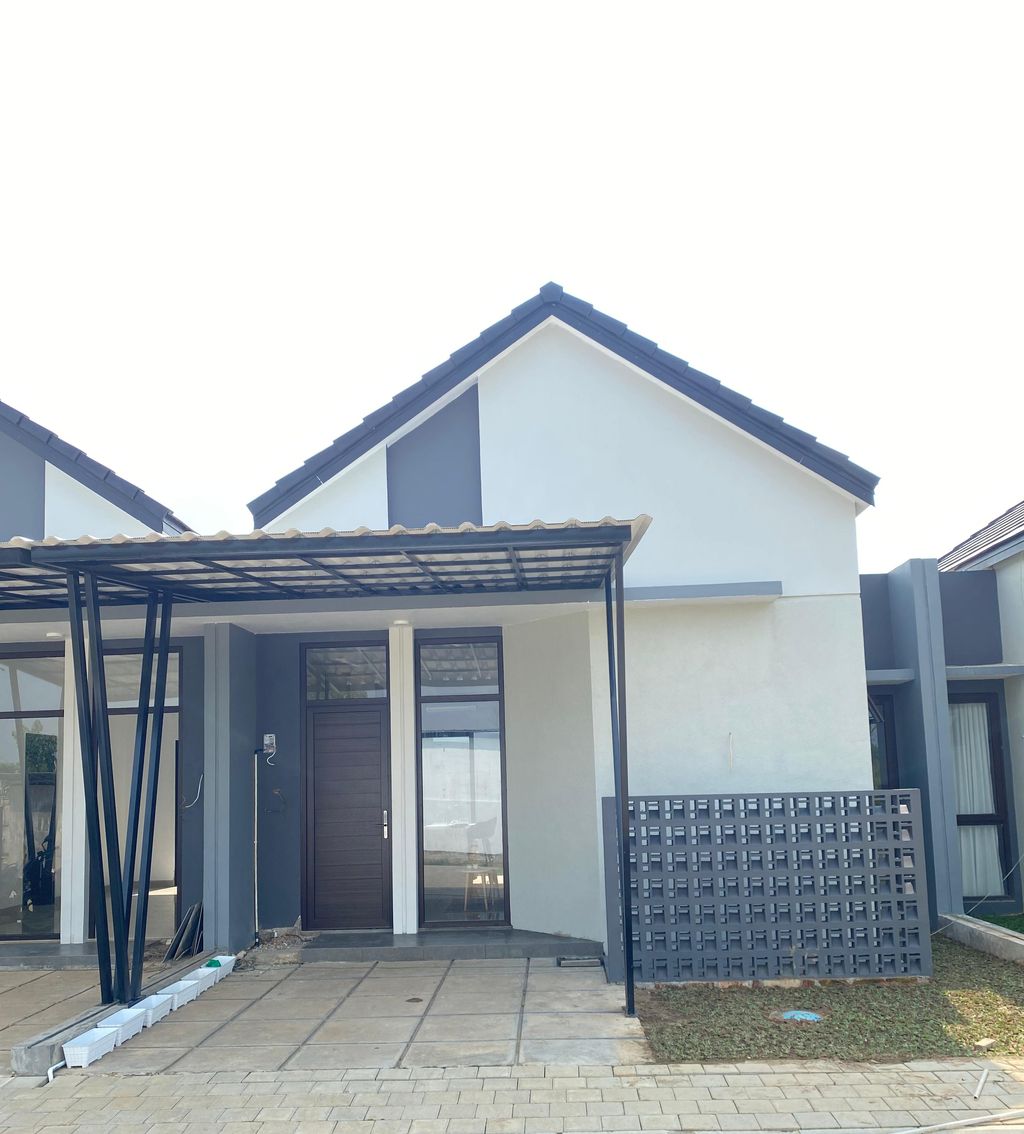 foto tampak rumah tipe VERONA perumahan GRAND MONERO