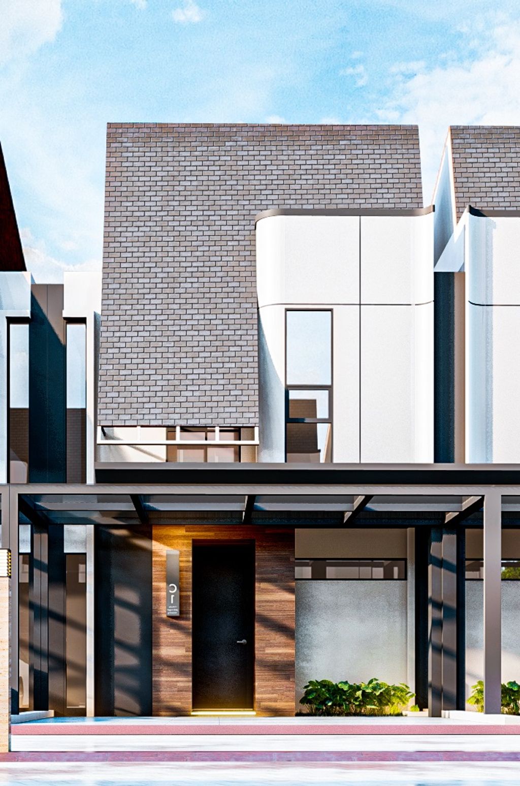 foto tampak rumah tipe Calgary Deluxe perumahan Perumahan Citaville Pedurungan