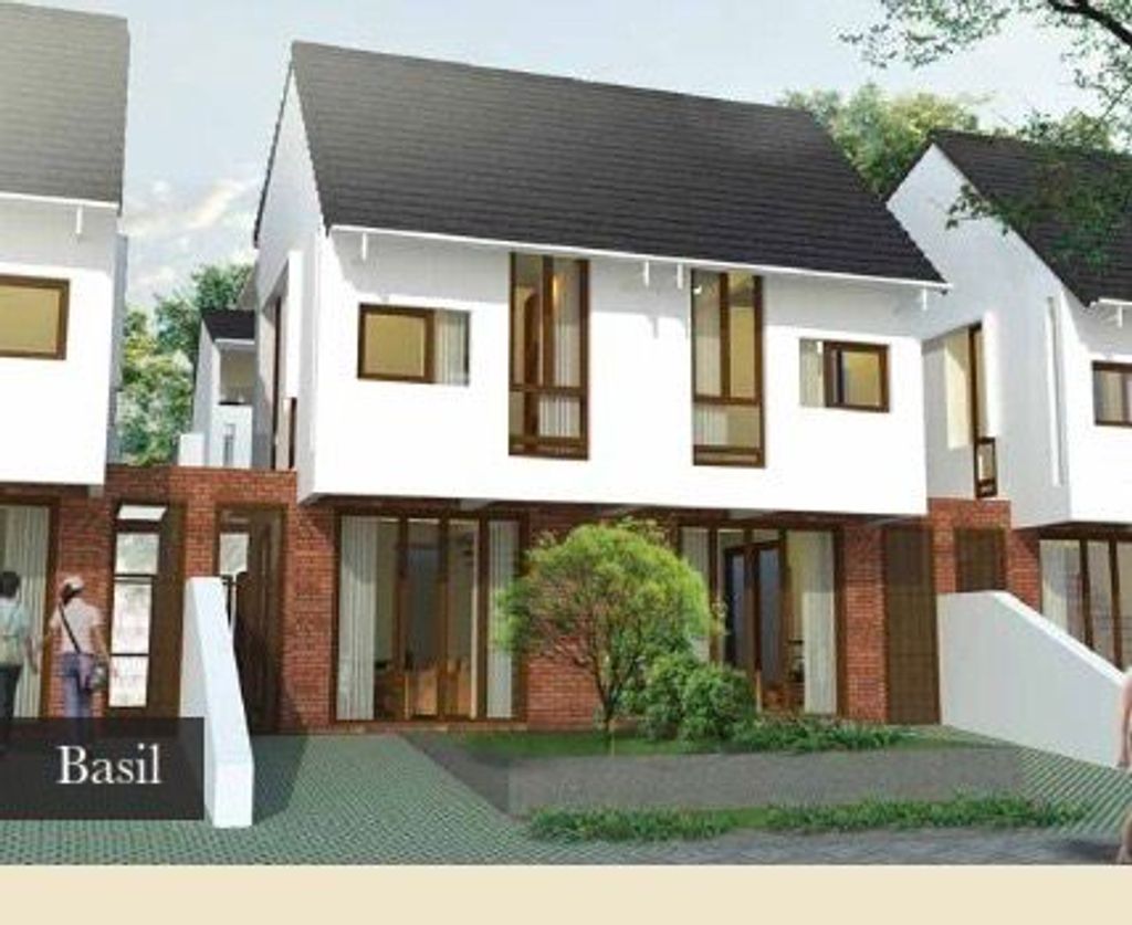 foto tampak rumah tipe Basil perumahan Vida Bekasi - Cluster Botanica