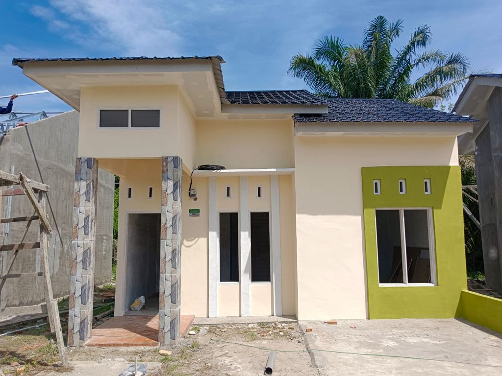 foto tampak rumah tipe 36 perumahan Aqila Residence 3