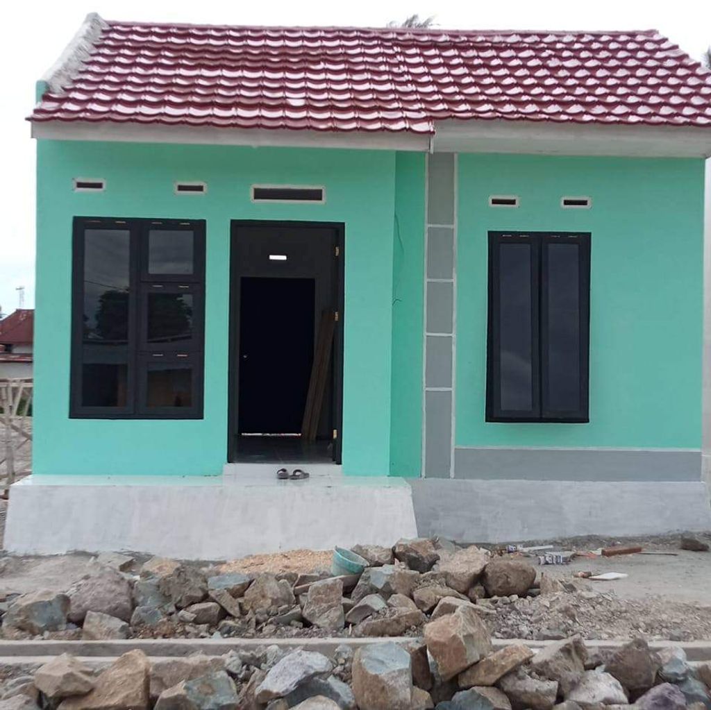 foto tampak rumah tipe 36 perumahan Graha Arsy Sejahtera