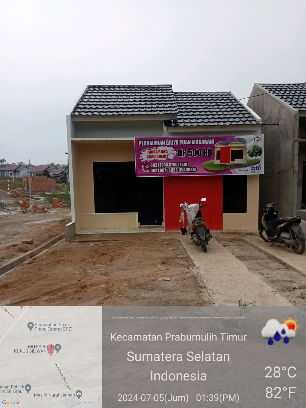 foto contoh rumah perumahan GRIYA PUAN MAHARANI