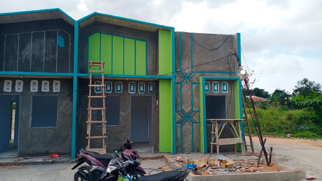 foto tampak rumah tipe 36 perumahan Raflesia