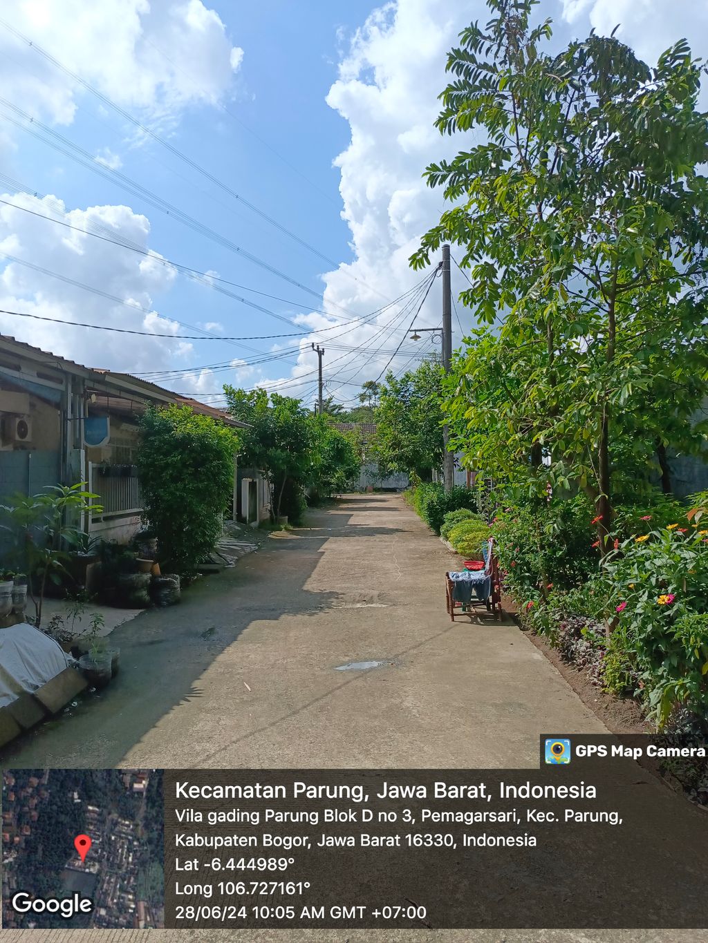 foto contoh rumah perumahan Villa Gading Parung