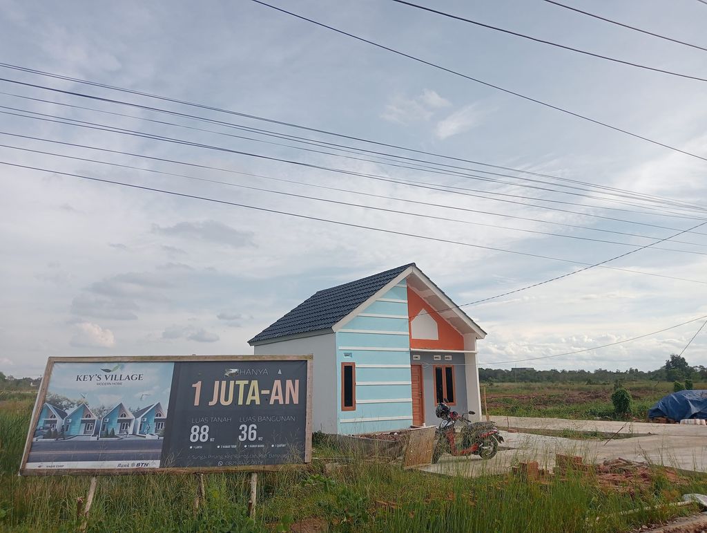 foto denah rumah tipe 36 perumahan Key's Village