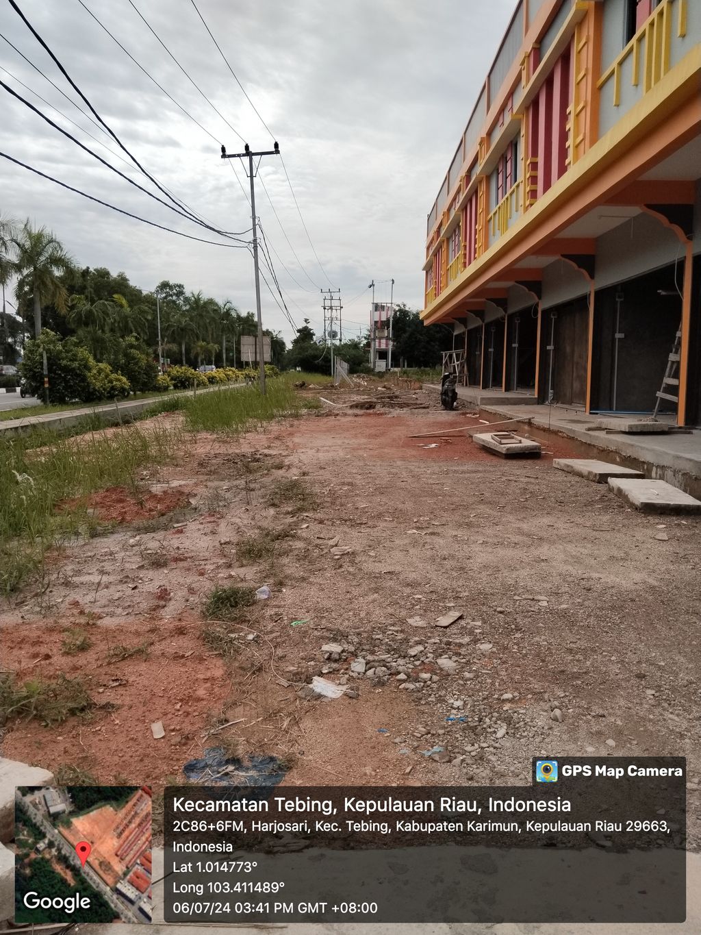 foto posisi tengah perumahan Ruko Citra Mas