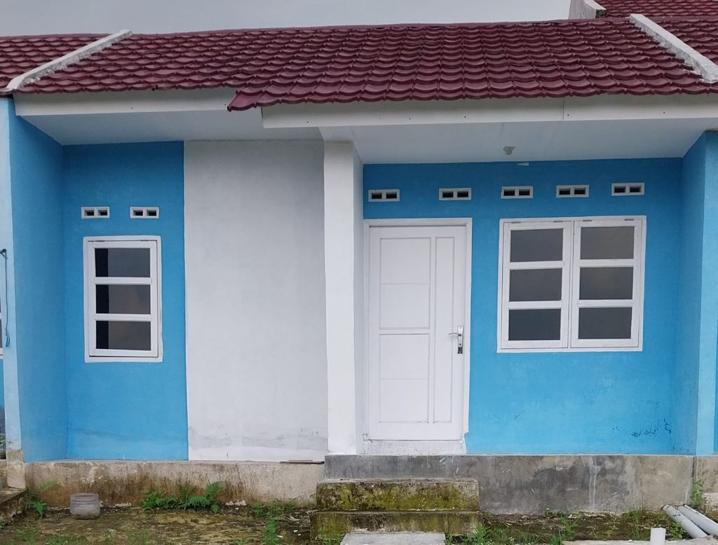 foto tampak rumah tipe 36/60 perumahan Padjadjaran Bamboo Residence 3