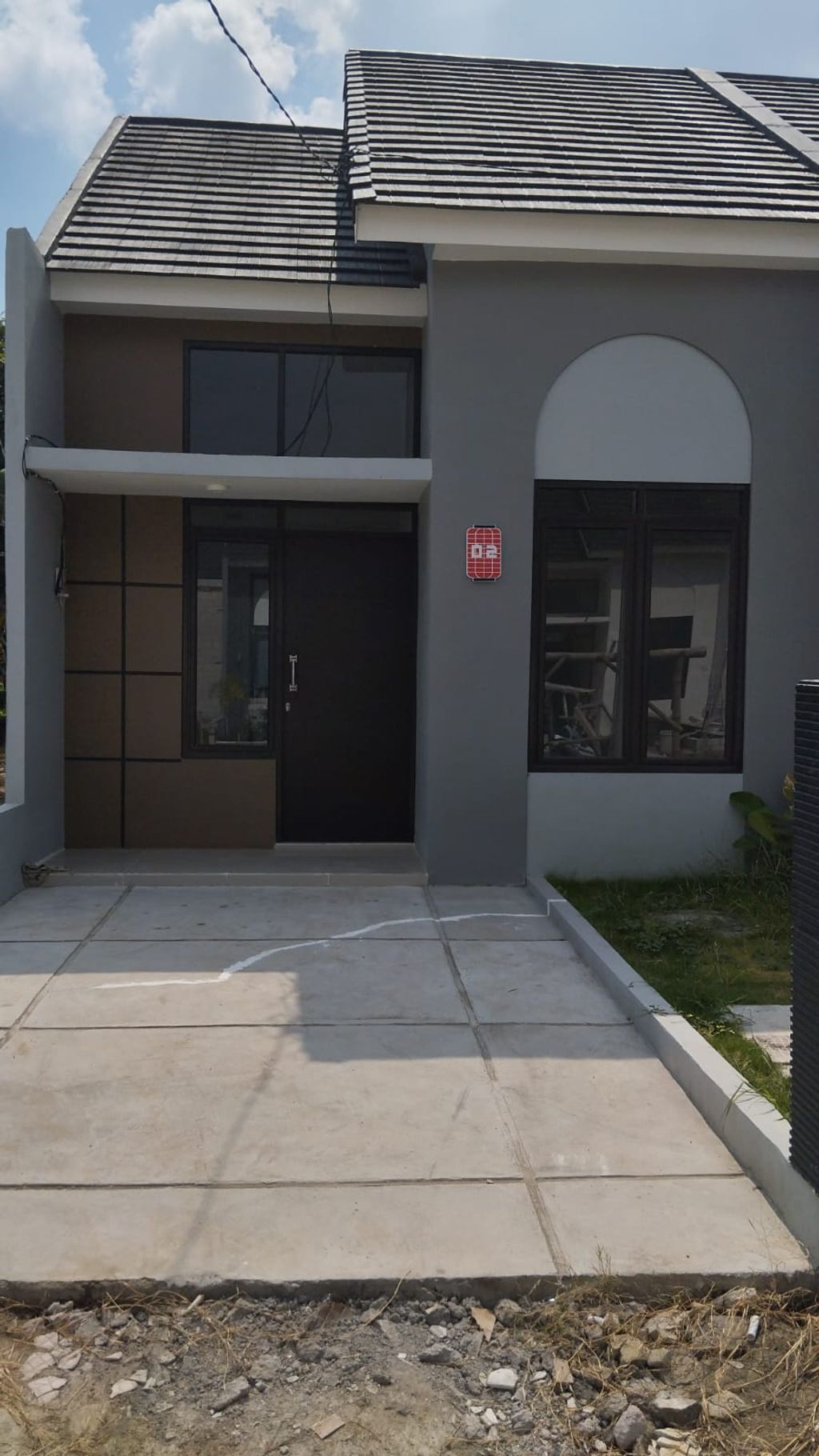 foto tampak rumah tipe HARUKA 35X60 perumahan MUARA GARDEN JAVANA