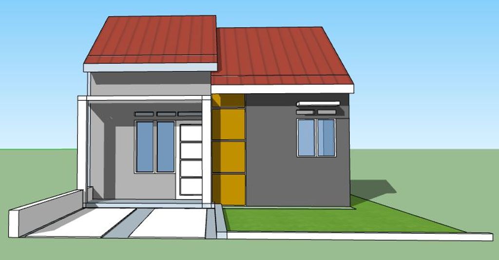 foto tampak rumah tipe 36 perumahan STEAG GAYOPATIN ESTATE