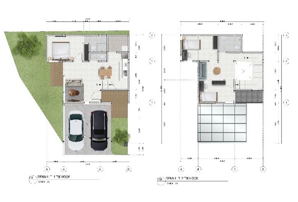 foto denah rumah tipe 90 Hook Blok E8 perumahan Umma Arsa