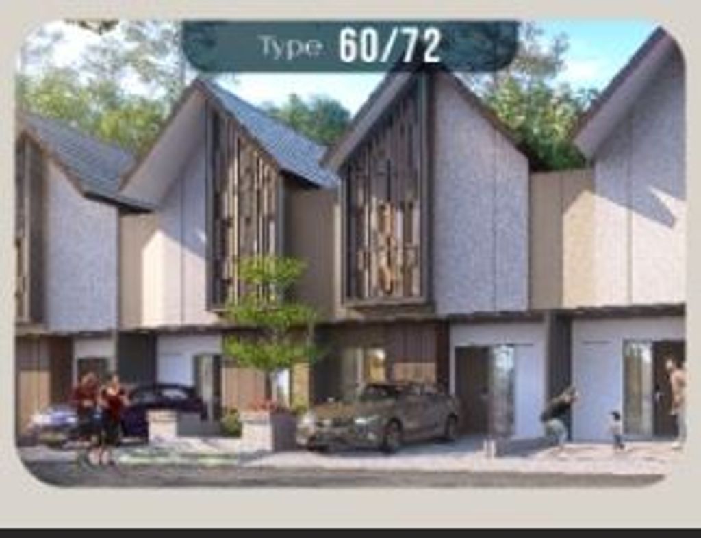 foto tampak rumah tipe 60/72 perumahan CITRA SWARNA TEMBONG CITY JUNI 2024