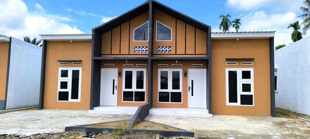 foto tampak rumah tipe 36 perumahan ESERIA GARDEN DISKI TAHAP 2