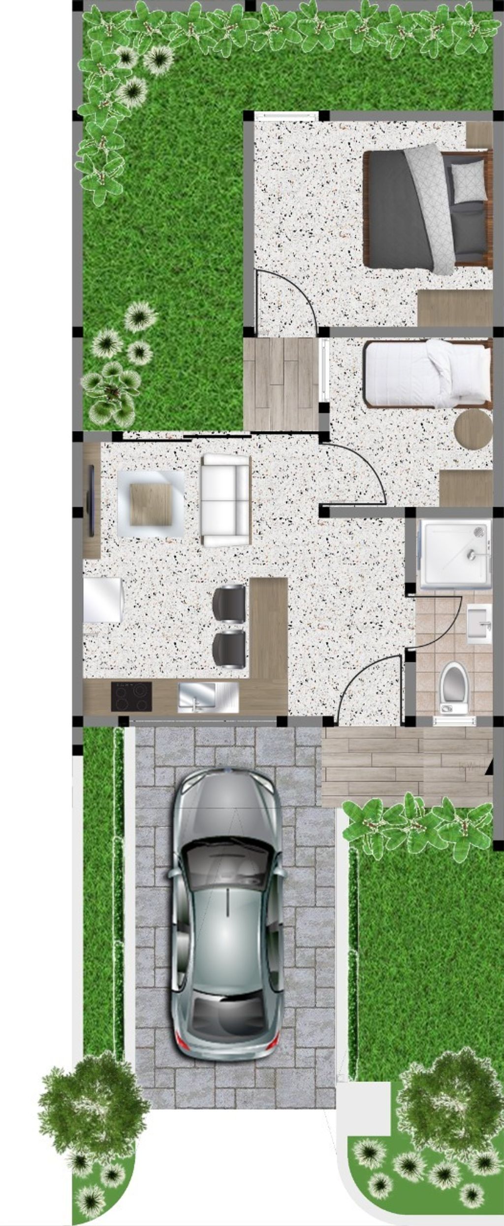 foto denah rumah tipe 6.C perumahan TAMAN GANESHA