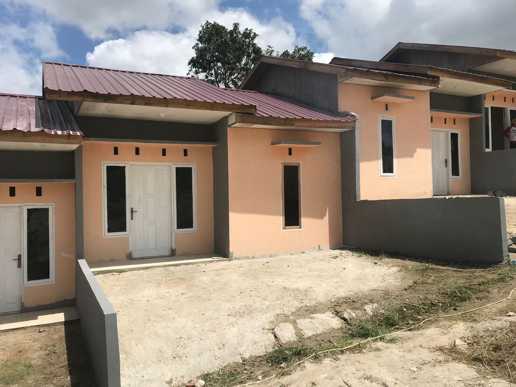 foto tampak rumah tipe 36 perumahan CLUSTER NAMORAYA