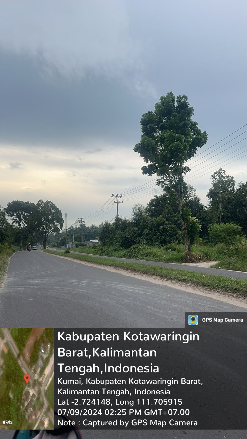 foto gerbang perumahan Borneo Land Property