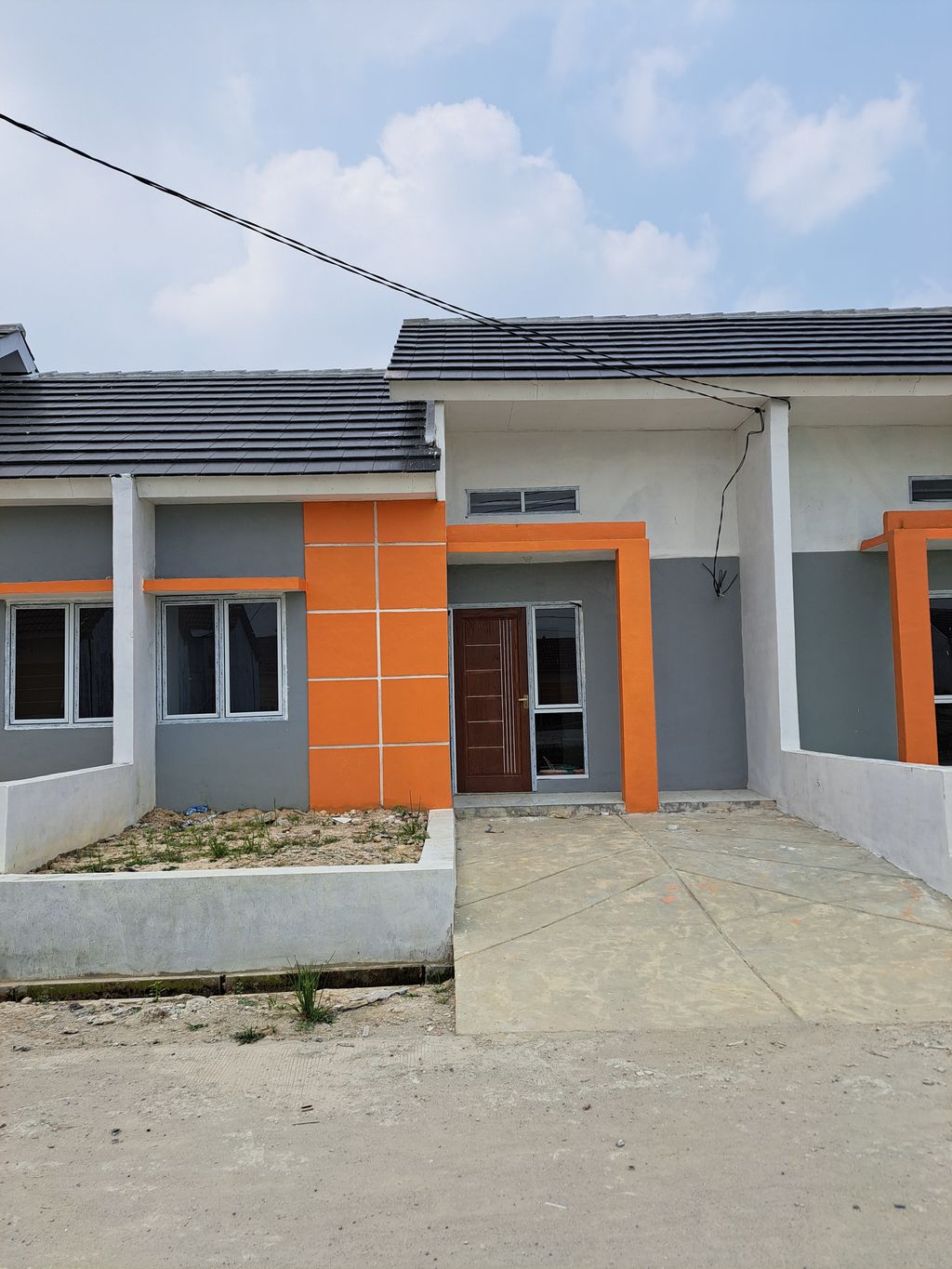 foto tampak rumah tipe 29/60 perumahan Bumi Sampurna Indah (BSI) 2