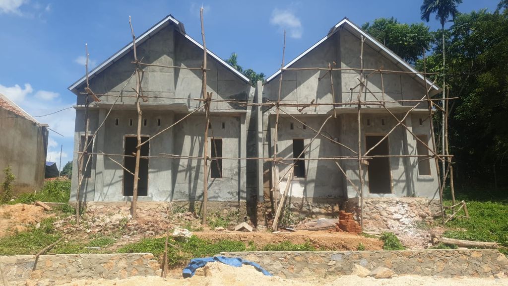 foto tampak rumah tipe 36 perumahan D'MARYO RESIDENCE
