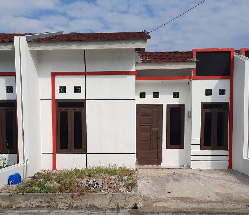 foto tampak rumah tipe MP 1 perumahan MULYA PERMAI 1