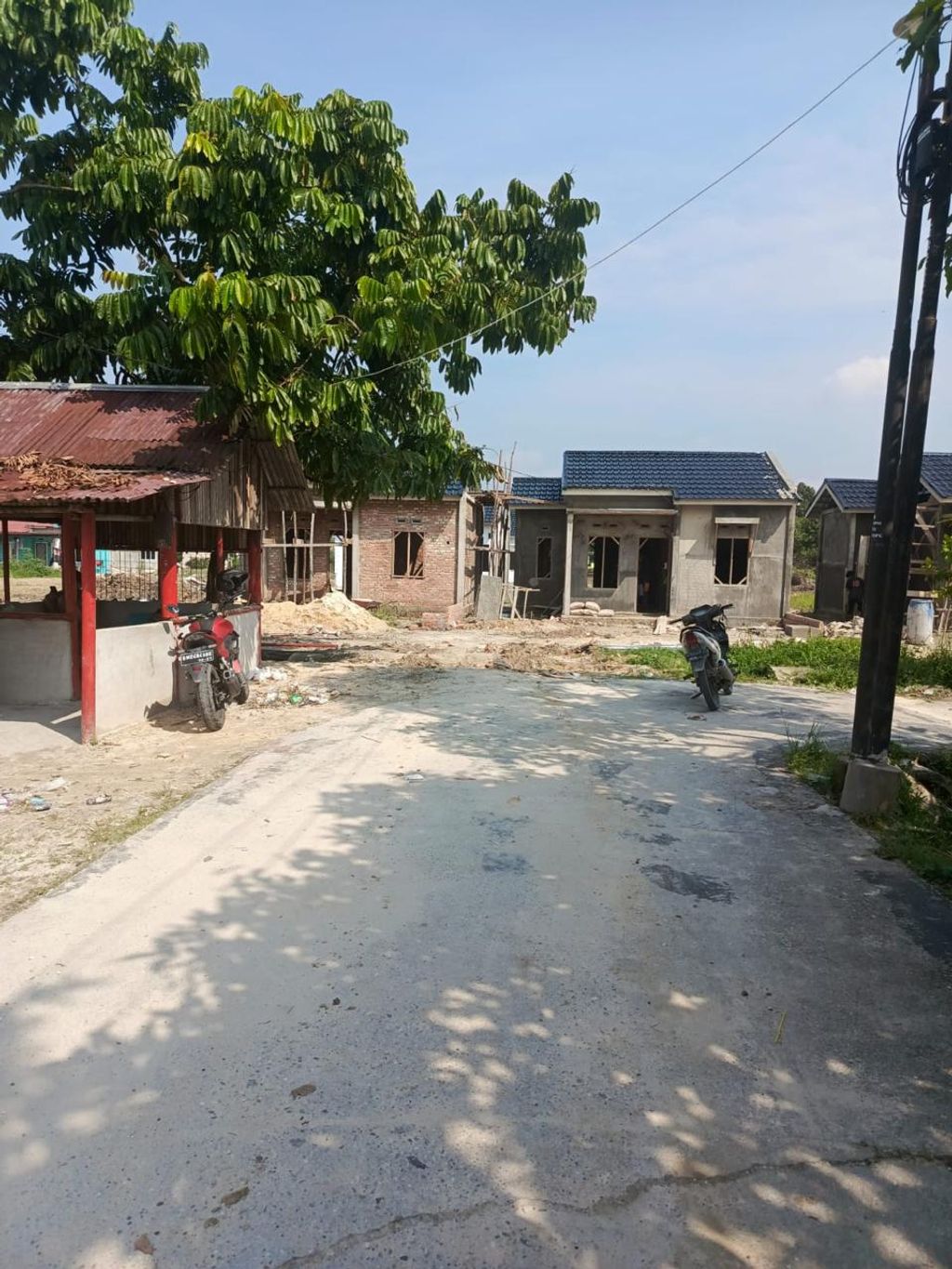foto posisi tengah perumahan Griya Rumbai Lestari